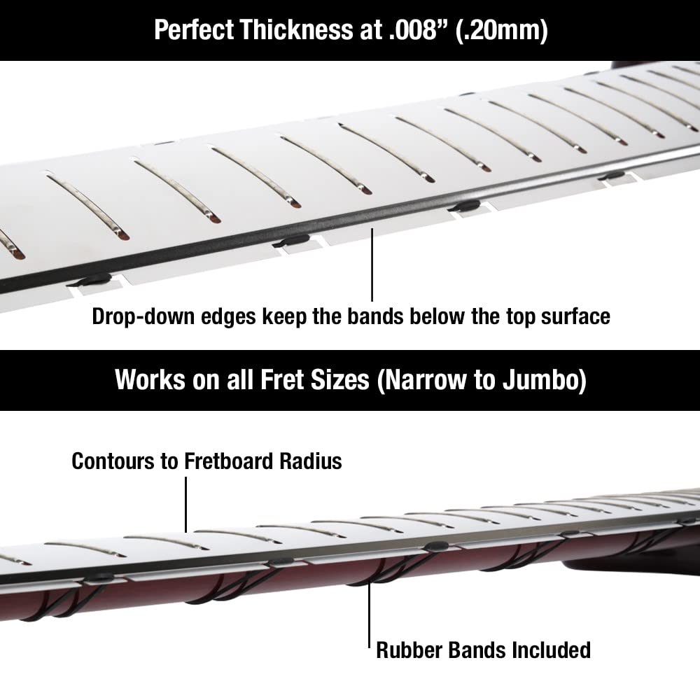 MUSIC NOMAD Fret Cleaning Fret Shield Fret Guard for Scale Guitars 25" (MN802)