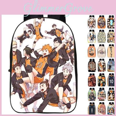 Стильный аниме рюкзак Haikyuu Karasuno High School с регулируемыми мягкими плечевыми лямками