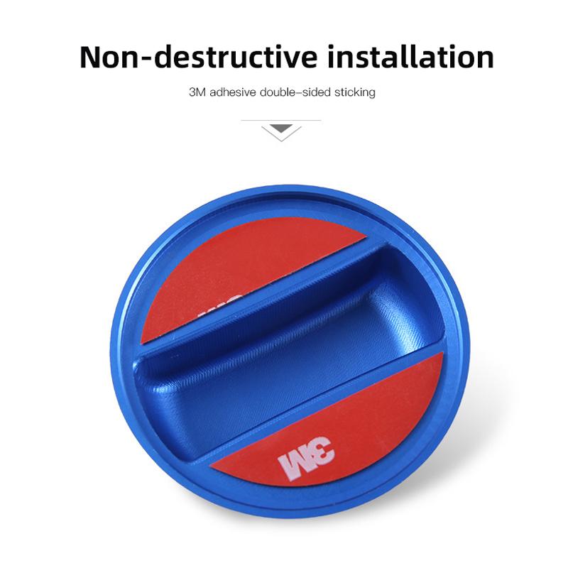 OKBY5 Car Oil Tank Protect Cover Refuel Fuel Tank Cap Accessories For Toyota Gazoo Racing TRD CROWN Corolla Yaris Chr Auris Rav4 Prius