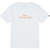 Betterverse Letter Embroidery Crew Neck Short Sleeve T-Shirt Men Tops White VN000GRZWHT1