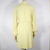 CHANEL Shirt dress one piece P61108V46519 strap yellow silk Women Used
