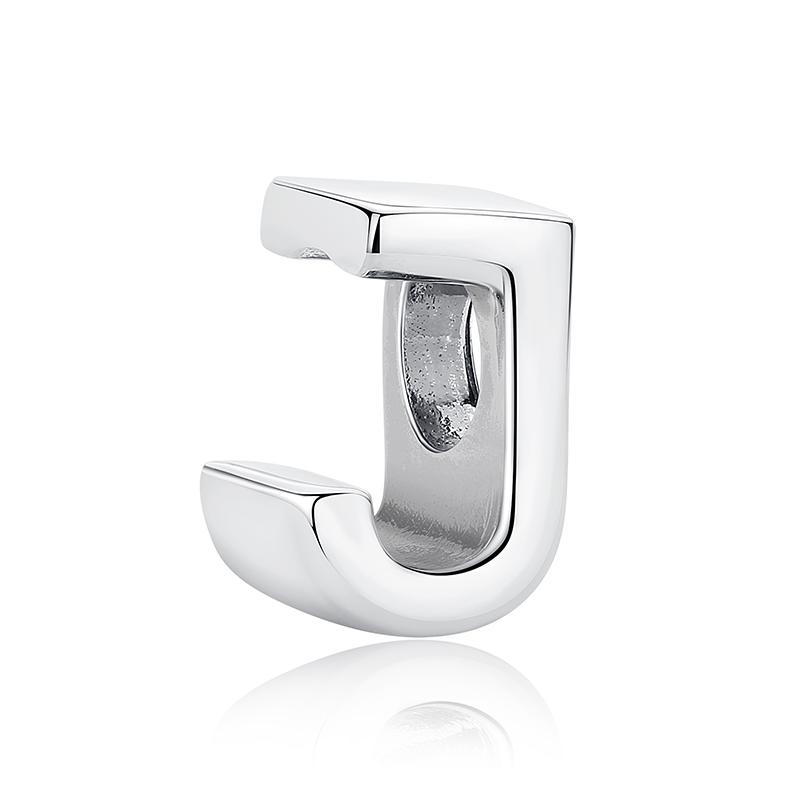 Original 925 Silver Charms Beads 12 Zodiac A-Z Letters Virgo Aries Fit Pan Bracelets Necklaces Jewelry For Women