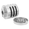 Aluminum Aloy Air Filter for R C 1:5 Scale HPI Baja KM Rovan AF T RC Model Car Silver