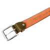 Ceinture - LEONARDO VERRELLI - LV0046 - Cuir véritable - Vert - 140 cm ajustable