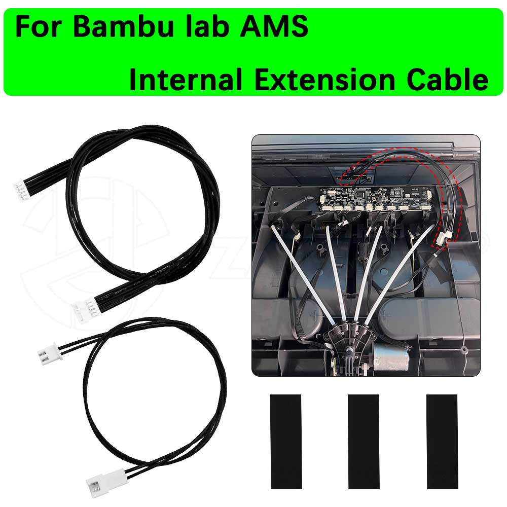 AMS Internal Extension Cable For Bambu Lab AMS Upgrades for 3D Printer Accessories