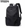 Мужской простой модный трендовый рюкзак, компьютерная сумка, школьная сумка, нейлоновый деловой рюкзак