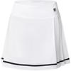 Удобная Модная Мягкая Юбка-брюки Плиссе для тенниса с посадкой на средней талии с буквенным принтом Белоснежная A11W433313FWT