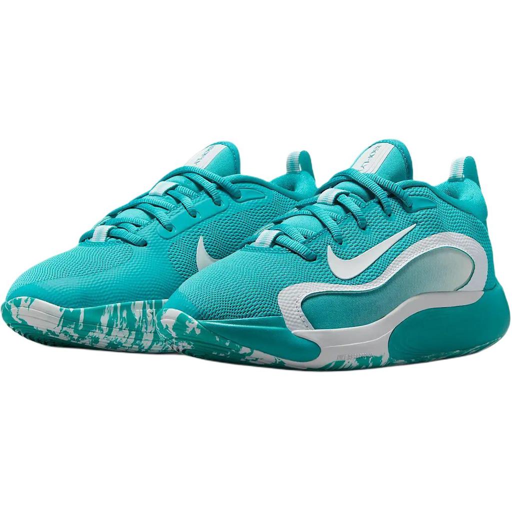 Nike ISOFLY Slip Resistant Cushioning With Rebound Low Top Children's Basketball Shoes Blue Sneakers FN4384-300