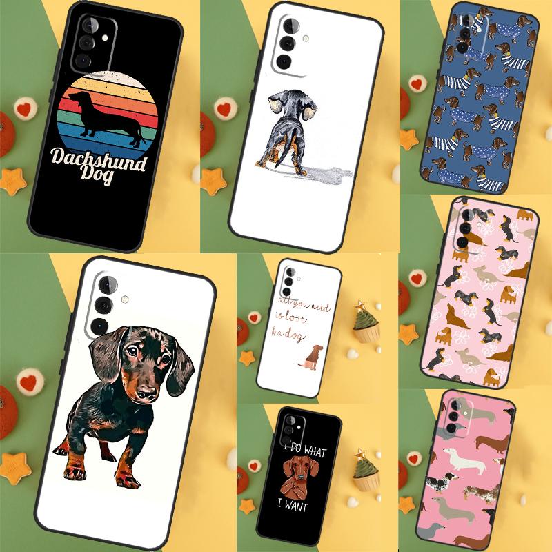 Dachshund Teckel Dackel Dog For Samsung Galaxy A13 A23 A33 A53 A15 A25 A35 A55 A51 A71 A12 A32 A52 A14 A34 A54 Case