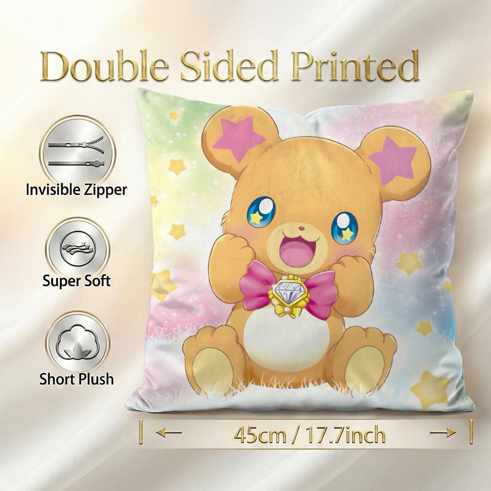 Character Mofurun Cushion Cover 1Pcs Decorative Covers Soft Cushion Case For Sofa Couch Decor 40X40 45X45 Pillowcases