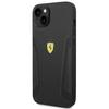 Etui do iPhone 14 Plus Ferrari Skórzane Czarne