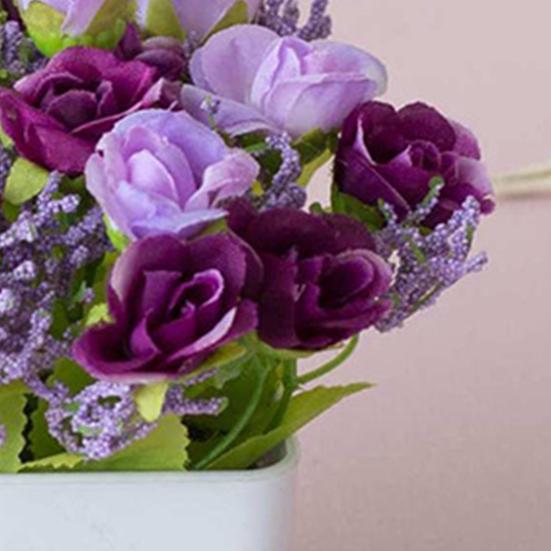 Поддельный цветок бонсай, креативный, нежный, без полива, искусственный цветок в горшке, увеличивает жизнеспособность, искусственный бонсай в горшке, искусственный цветок бонсай, домашний декор