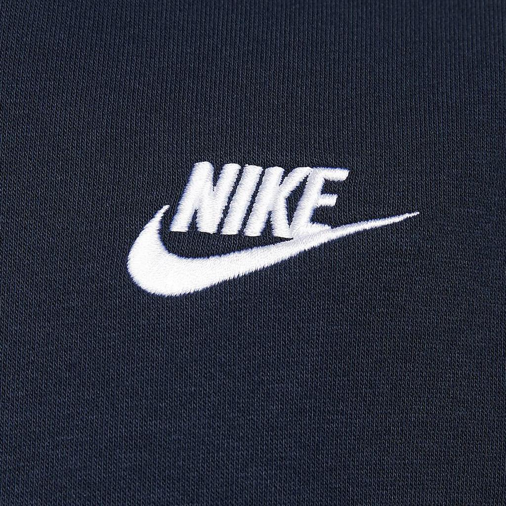 Nike Спортивная одежда Клубный флисовый пуловер с капюшоном толстовка женская топы Obsidian DQ5794-451