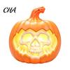 Halloween Party Supplies Pumpkin Light, LED Lighted Ghost Skull Lantern, Spooky Safe Flameless Candles Tabletop Decorative Lamp for Home Indoor