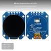 1,28-дюймовый круглый TFT LCD дисплей, 240x240, GC9A01, SPI, Высокое разрешение, Синий, 7-контактный модуль
