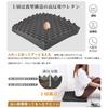 Shinnwa High-Resilience Gaming Cushion with Wave-Shaped Design for Comfortable Support, Bamboo Charcoal Dehumidifying and Deodorizing, Soothes Buttock