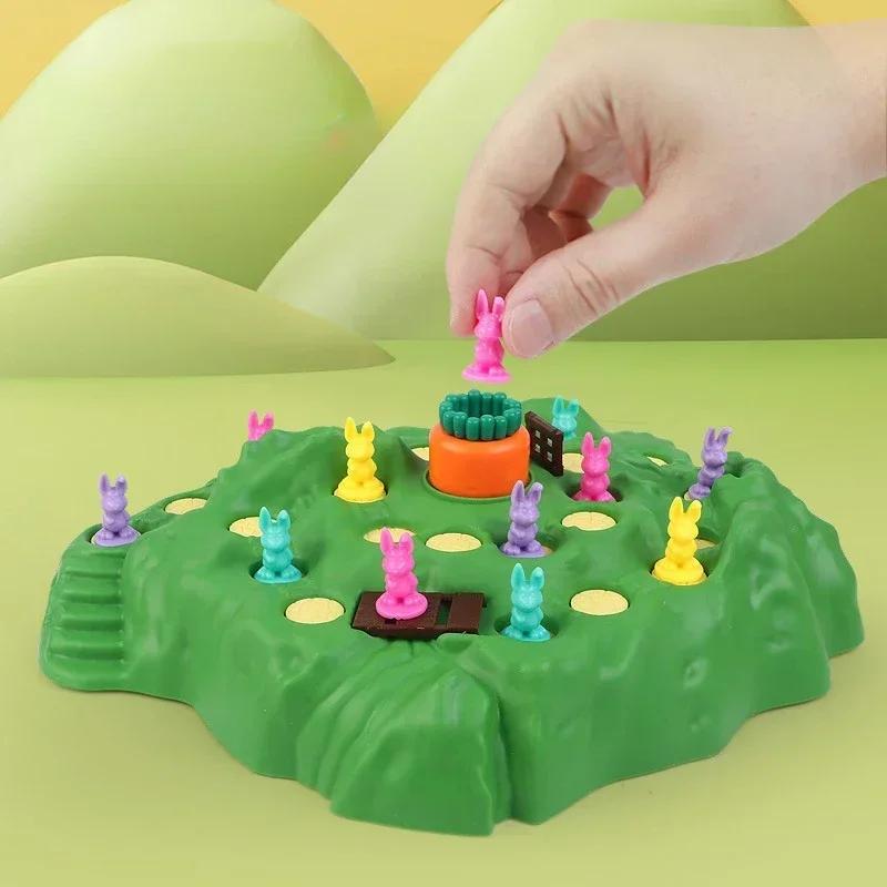 Морковь Ловушка для Кролика Настольная Игра Защищай Игра Вызов Родитель-Ребенок Семейная Вечеринка Интерактивная Обучающая Головоломка Игрушка Головоломка Подарок