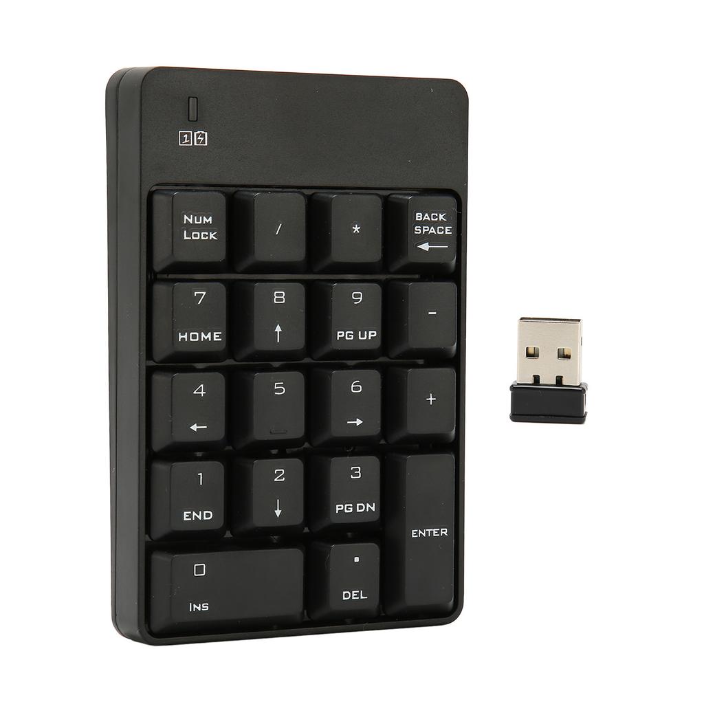 Numeric Keypad SK 51AG 2.4G Wireless 18 Keys Soft Press Touch USB Number Pad for Home Work Office