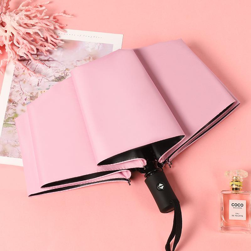 Роскошный полностью автоматический складной зонт для женщин и мужчин — солнцезащитный, защитный и рекламный зонт для бизнеса.