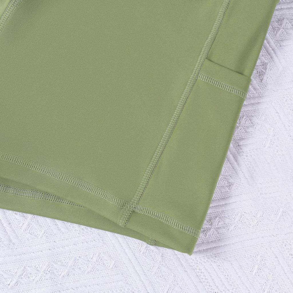 Женская однотонная юбка для йоги, брюки для бега, фитнеса, тенниса, карманная спортивная юбка