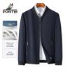 FORTEI Мужская ветрозащитная теплая куртка с воротником-стойкой для бейсбола