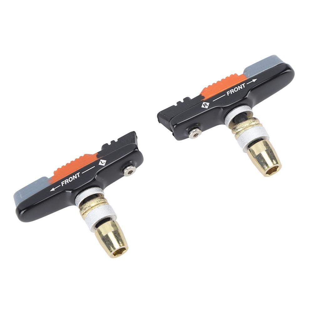 1 Pair Quiet Braking Bike V Brake Pads Grooved Surface Mountain Bike Brake Pads  Bike Repair
