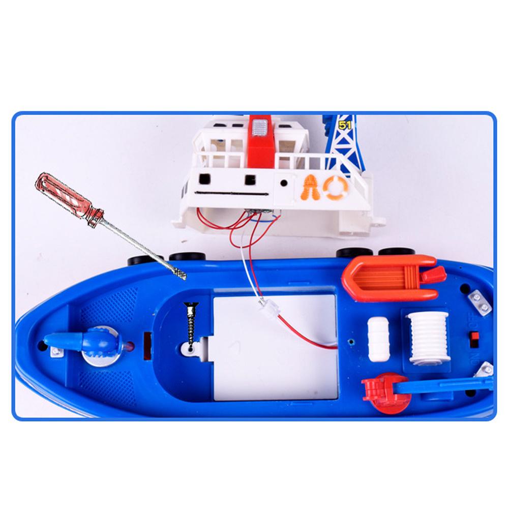 Детский спасательный катер на батарейках