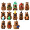 Capybara Countdown Christmas Calendars Blind Box Toy Figures Gift Decorative