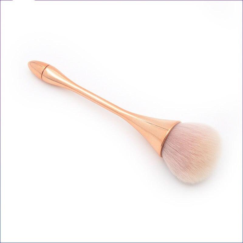 Blush Brush Rose Gold Stem Blush Brush Honey Powder Brush Large Diameter Makeup Beauty
