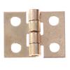 20Pcs Cabinet Door Hinges Brass Plated Mini Hinge Small Decorative Jewelry