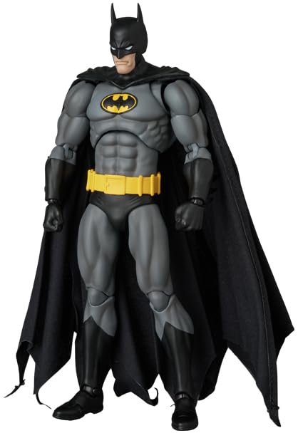 Medicom Toy MAFEX No.270 Knight Crusader Batman Black Ver. Approximately 160mm tall, non-scale, pre-painted action figure.