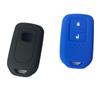ZIAN [2 шт.] Умный силиконовый чехол для ключей для автомобилей Honda, 2 кнопки, подходит для Freed Shuttle Vezel Jade, брелок (МЛ-001БТ) (Черный + синий)