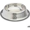 Dog Feeder - MASCOW - Silver Grey - Rubber and Metal - 23.5 X 23.5 X 14 Cm - 12 Units