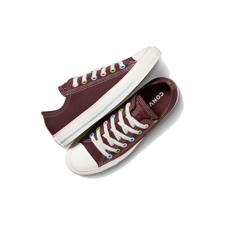 Converse Chuck Taylor All Star Classic Прочные Дышащие Низкие Кеды из Канваса Женские Кроссовки Коричневые A04639C