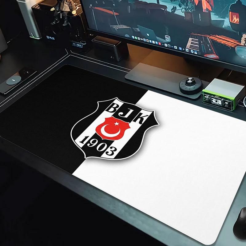 Besiktas Gymnastics Club Large Size Mouse Pad Large Gaming Table Cushion Non-slip Laptop Tablet Big Mousepad XXL Mat Mini PC Playmat With Lock edge