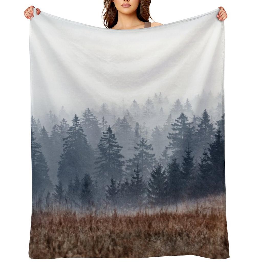 Lost In Fog Throw Blanket Weighted Decorative Moving for Babies Blankets