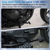 Защита пятки и подножки Midimttop Rebel 1100, Пластина для фиксации на подножке для Honda Rebel CMX 1100/Rebel 1100T (2021-2025) (черный)
