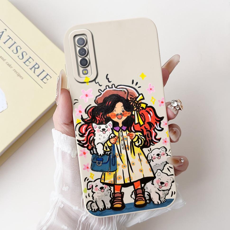 Cute Patterned Case for Samsung A7 2018 Cover SM-A750F Soft Silicone TPU Cases for Samsung Galaxy A 7 A7 2018 Phone Bumper