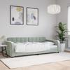 VidaXL Daybed Light Grey 90x190 Cm Velvet 354071