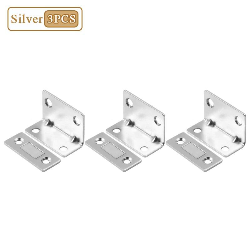 1-20 шт. L-образный магнитный фиксатор для раздвижной двери без сверления, сильный невидимый магнит для шкафа, для гардероба, защелка пуш-пуш