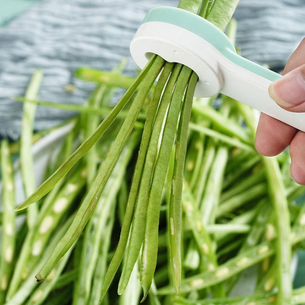 Stainless Steel Green Remover French Bean Cutter Green Bean Slicer Stringer Long Bean Shredder