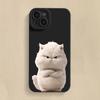Funny Cool Cat Silicone Phone Case For iPhone 16 15 14 13 12 11 17 Pro Max 15 Pro XS XR X 8 16 Plus Shockproof Matte Soft Cover