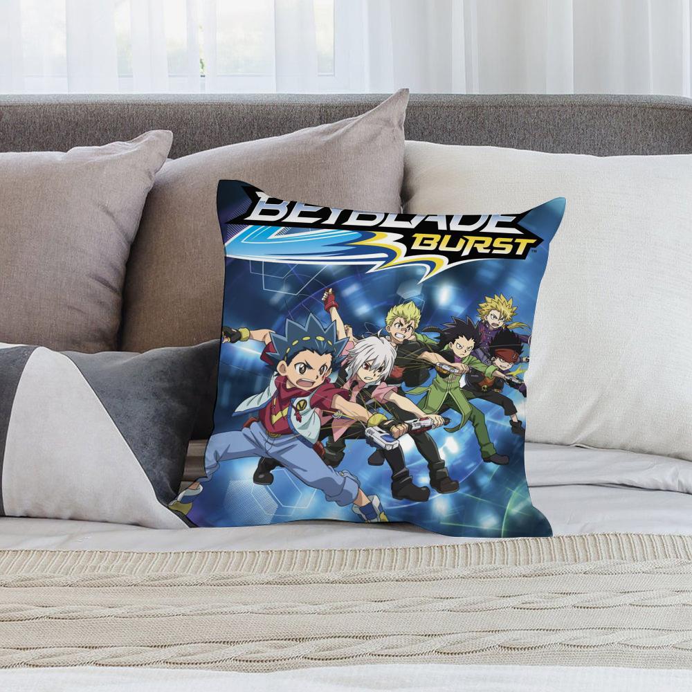 HOT Anime B-Beyblade Pillow Case Short Plush Sofa Decorative Gift Home Double-sided Printing Cushion