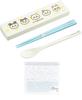 Chiikawa Chopsticks Combination Set and Made In Dishwasher and Freezer Bag (18cm, Spoon, Noise-Suppressing Case) - Japan, Safe, Antibacterial,