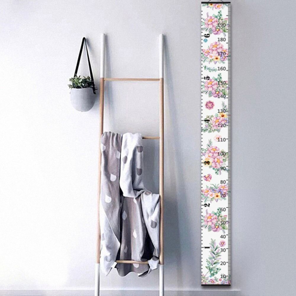 Обои Таблица роста ребенка Ткань Настенная Измерительная Линейка Милая Таблица Роста Украшения Дома