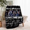 Fast & Furious Theme Printed Blanket - Perfect for Couch, Bed, Travel & Outdoor Use | Machine Washable, Cozy & Durable.
