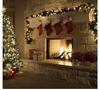 2.7m Dense Red Christmas Berry Vine Door Decoration