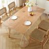 Transparent Tablecloth Water-Resistant Oil-proof Easy To Clean Rectangle Dining Kitchen PVC Clear Table Cloth