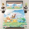 Pokemon Duvet Cover Set Comforter Bedding 3d Children'S Bedding Set 3-Piece 1 Quilt Cover King Size