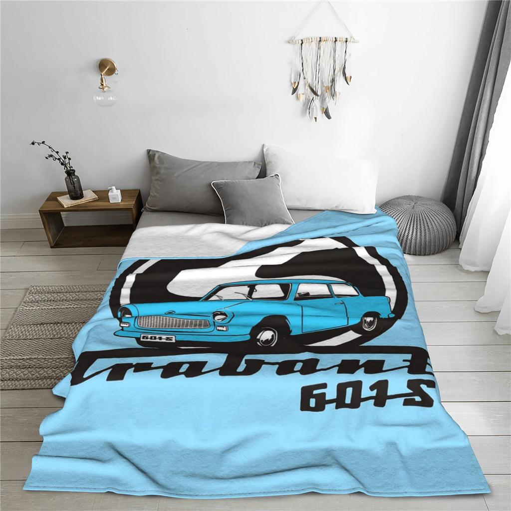 Плед Trabant 601 Мягкий Теплый Фланелевый Плед Постельное белье для Кровати Гостиной Пикника Путешествия Дома Дивана